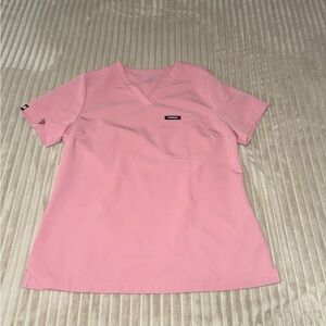 Jaanuu Mauve Scrub Top